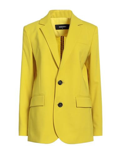 Dsquared2 Woman Blazer Lime green Size 2 Polyester, Virgin Wool, Elastane | YOOX (US)