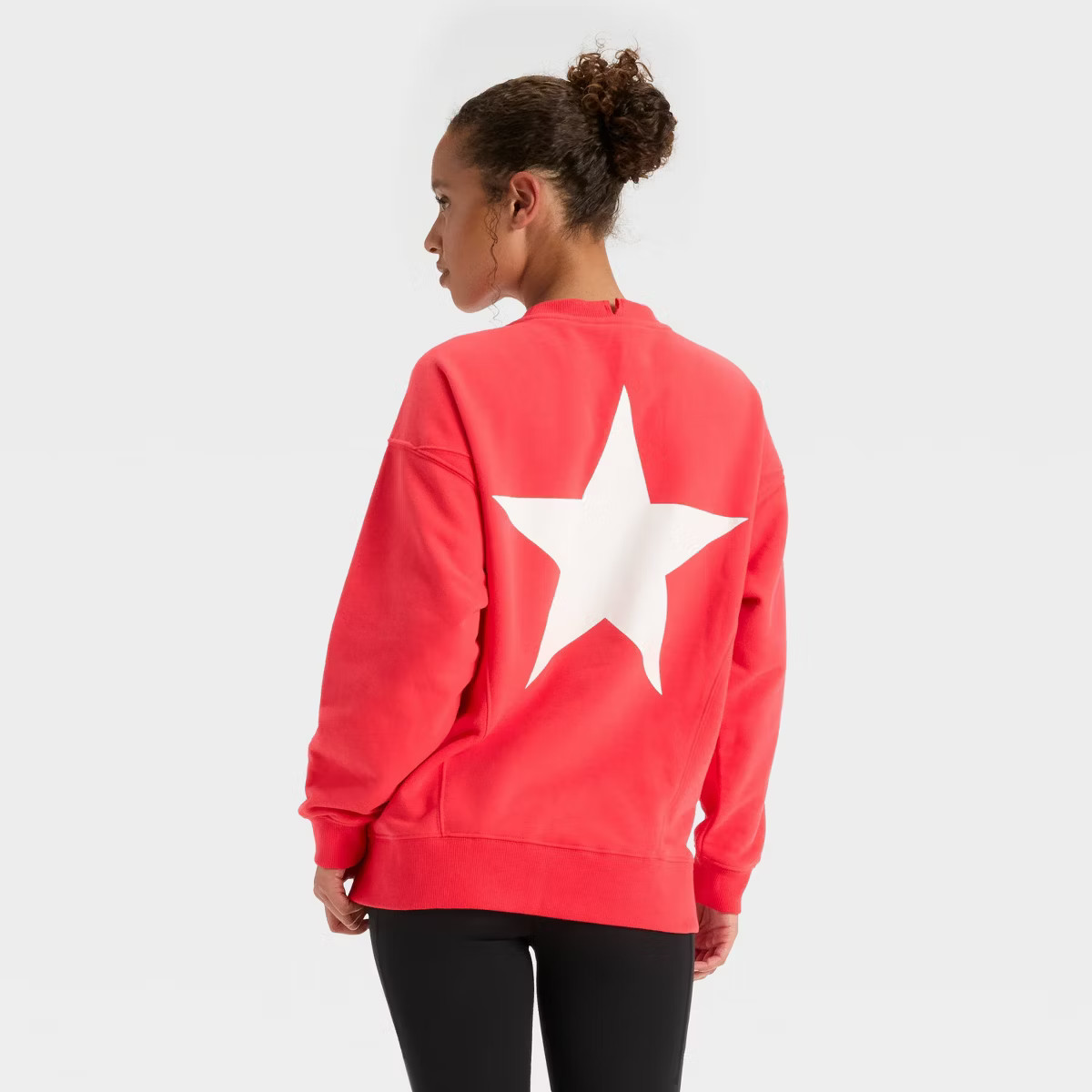 Women's 4th of July Graphic French Terry Oversized Crewneck Sweatshirt - JoyLab™ | Target