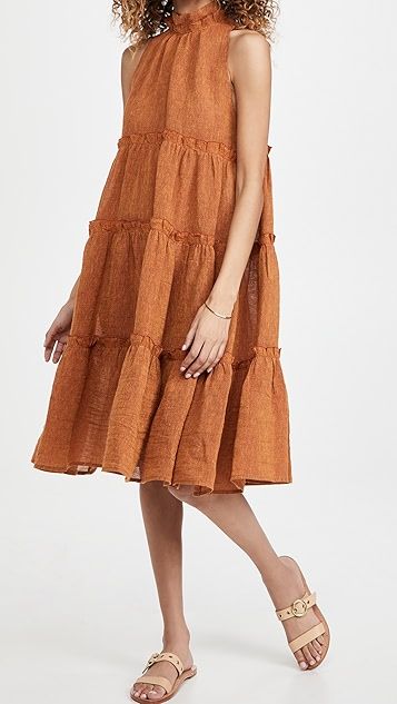 Erica Ruffle Midi Dress | Shopbop