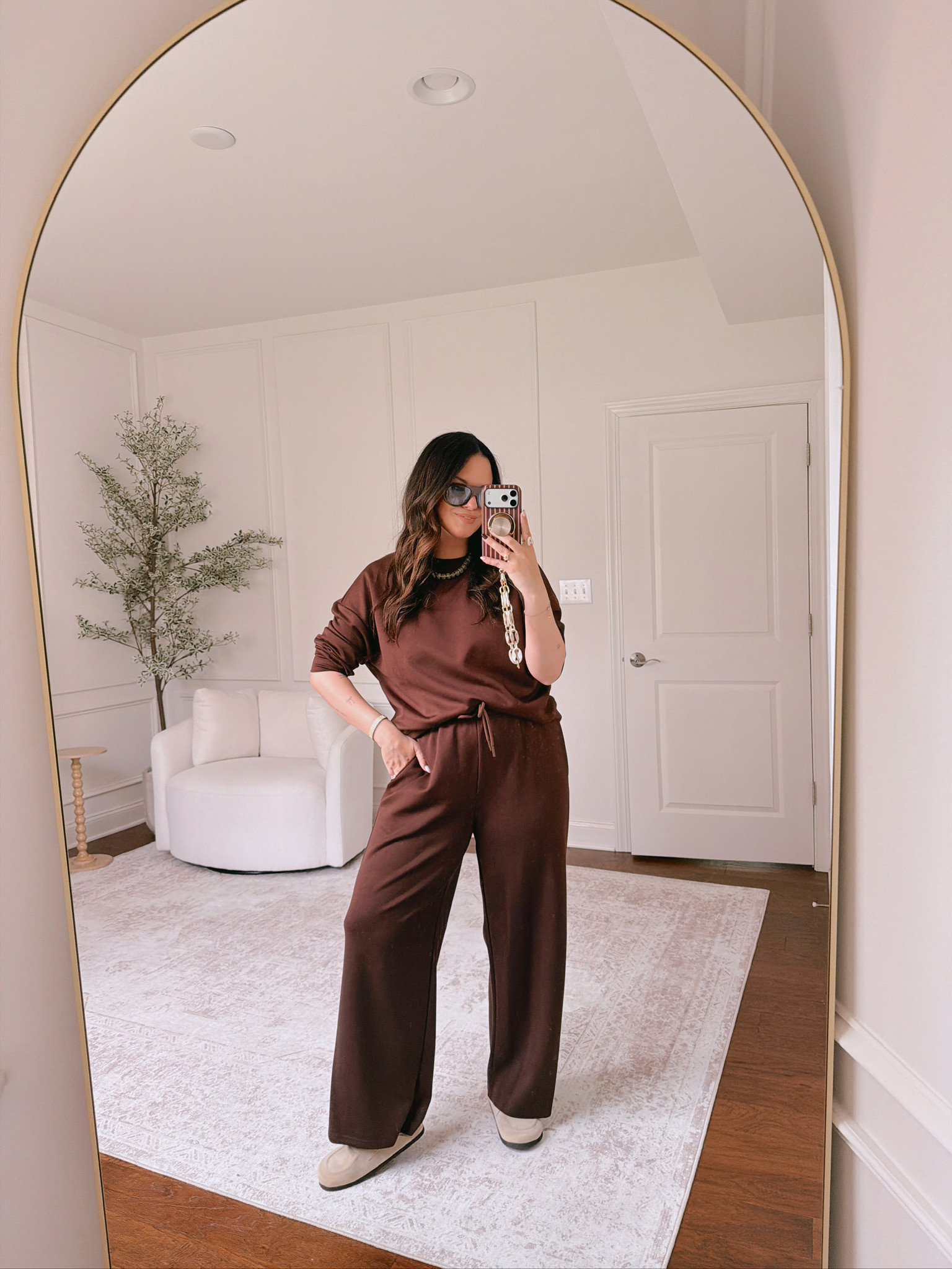 wearing an XL in this set 

 #LTKSeasonal #LTKMidsize