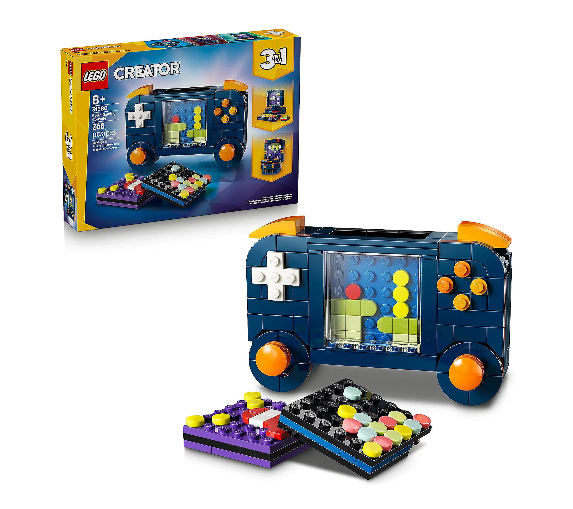 LEGO Creator 3 in 1 Retro Gaming Console Buildi ng Toy 31380 | QVC