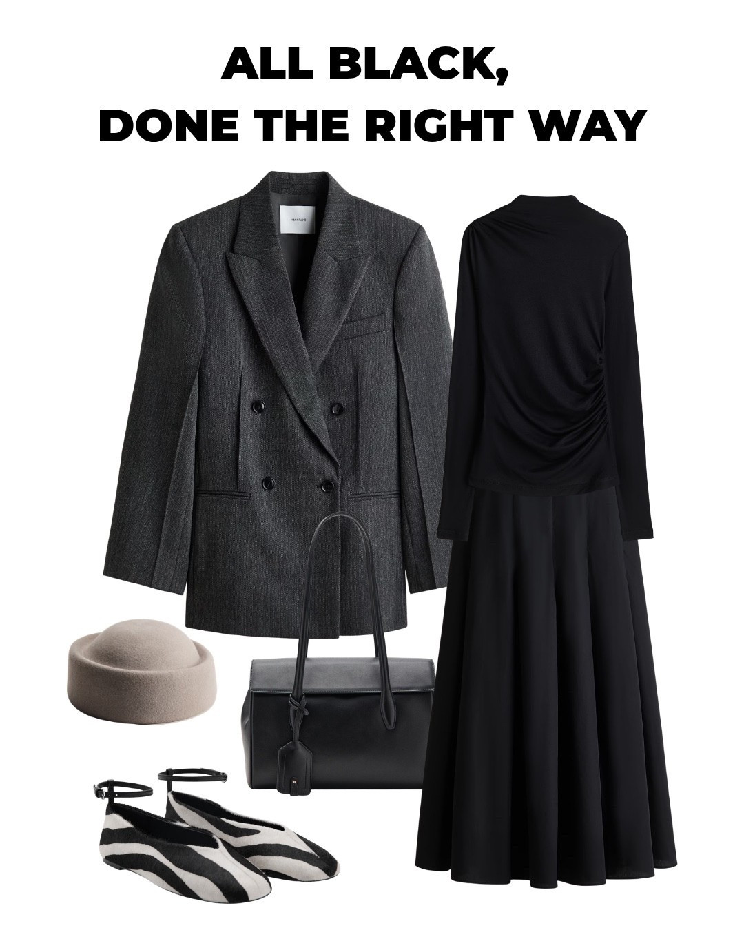 Simple pieces, strong presence.
When everything is black, texture does the talking.


#LTKstyletip #LTKcanada #LTKdatenight