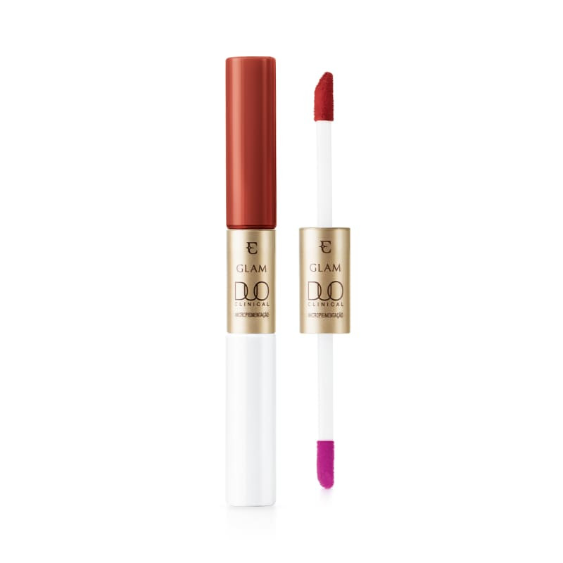Batom Líquido Canela Sublime Eudora Glam Duo Clinical Micropigmentação 3,5g | Eudora | Eudora (BR)