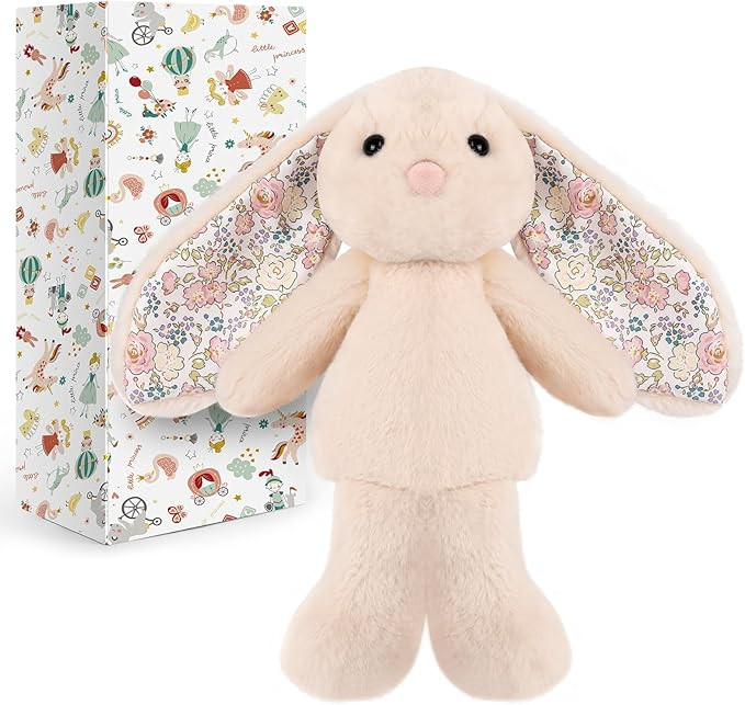 Easter Bunny Stuffed Animals with Cotton,Safe Material Soft Washable Stuffed Bunny,Cute Plush Toy... | Amazon (US)