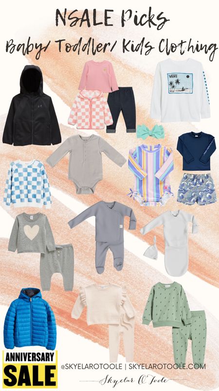 Nordstrom Anniversary Sale / kids clothing / NSALE / baby clothing / toddler clothing / baby gifts / jackets / swim

#LTKxNSale #LTKkids #LTKBacktoSchool