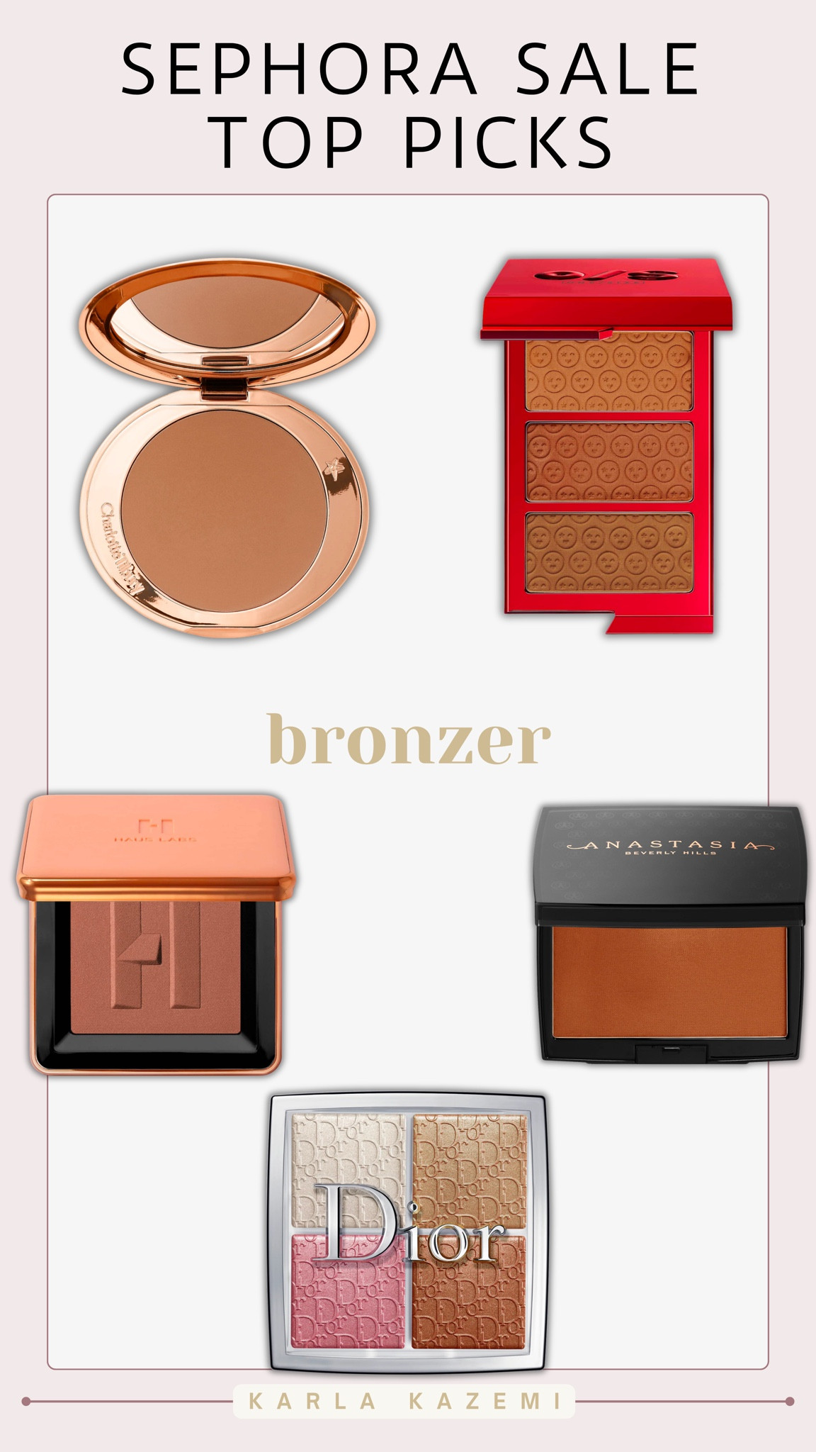 Shop the Sephora Sale from April 5th-15th✨

Use code: YAYSAVE for up to 30% off!

Shop my top powder bronzer picks! Perfect for mature skin💕




Sephora sale recommendations, Sephora sale must haves, Sephora sale top picks, Sephora sale essentials, Sephora sale picks for mature skin, Sephora sale over 30, makeup over 35, makeup over 40, makeup with skin care, hydrating makeup, cream bronzer, cream contour, liquid contour, liquid bronzer, , powder bronzer, Karla Kazemi makeup Recs.

#LTKover40 #LTKxSephora #LTKbeauty