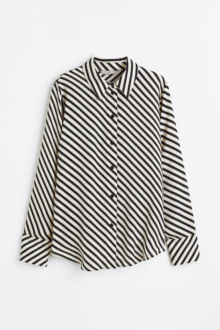Pointed-collar shirt | H&M (UK, MY, IN, SG, PH, TW, HK)