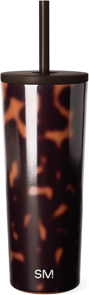 Simple Modern Iced Coffee Tumbler, Insulated | 24oz | Tortoise | Amazon (US)