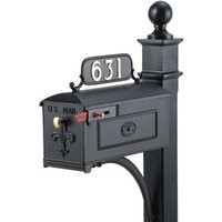 Gsi 631K Mailbox & Post System | Aluminum With Address Plate, Scroll Mounting Hardware | Etsy (US)