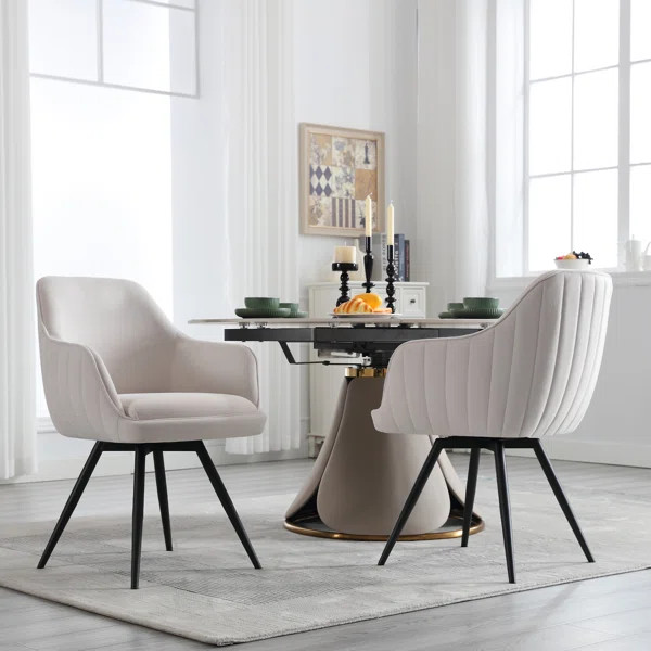 Swivel Dining Armchair | Wayfair North America