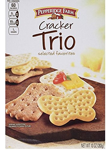 Pepperidge Farm Trio Crackers (Pack of 6) 10 oz Boxes | Amazon (US)