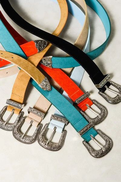 Suede Western Belts | Love story boutique