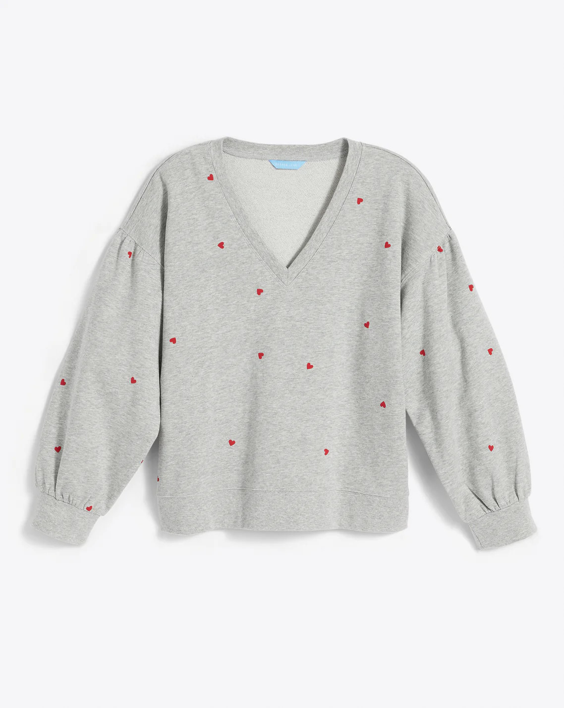 Bobbie Sweatshirt in Printed Hearts | Draper James (US)
