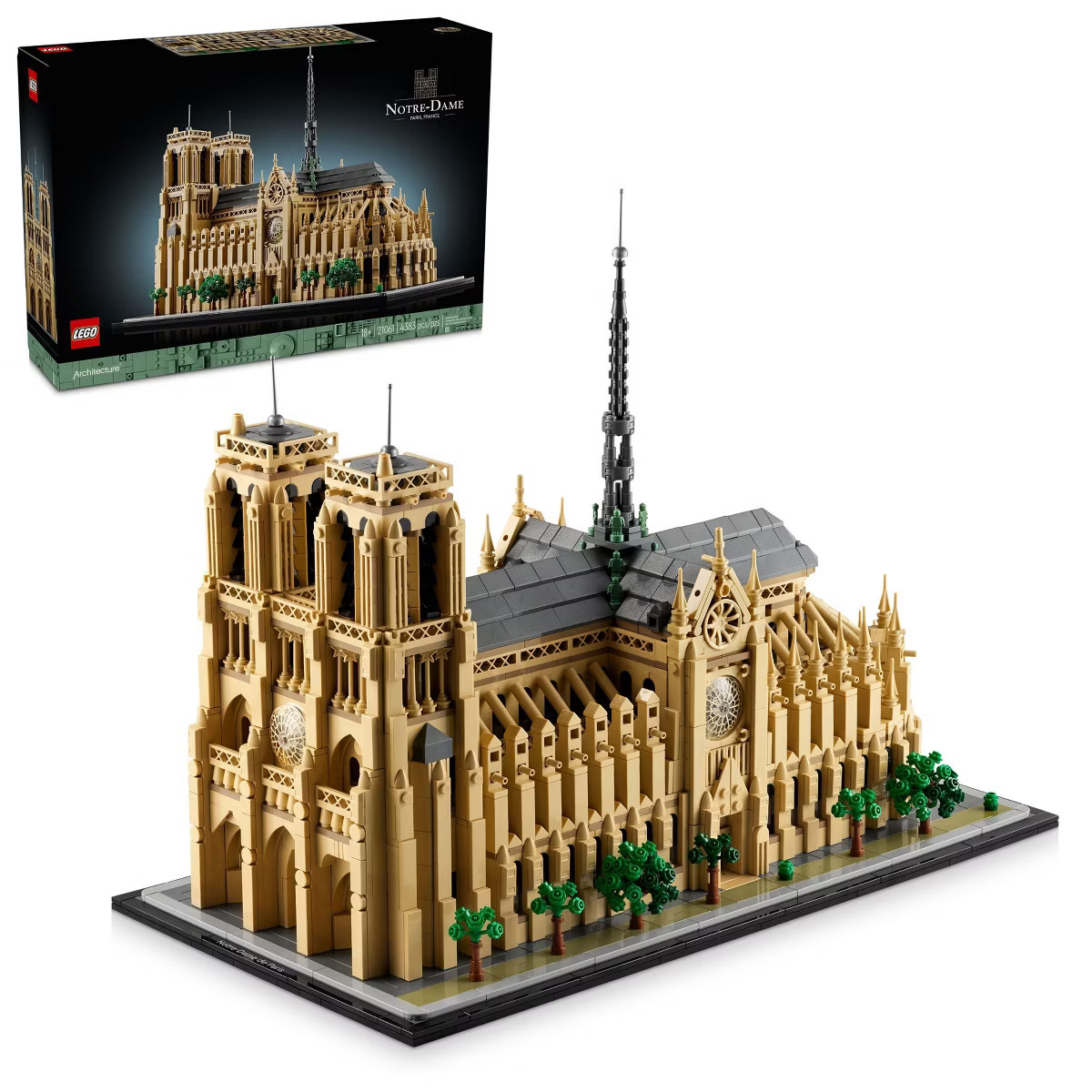 LEGO Architecture Notre-Dame de Paris Replica Build and Display Set 21061 | Target