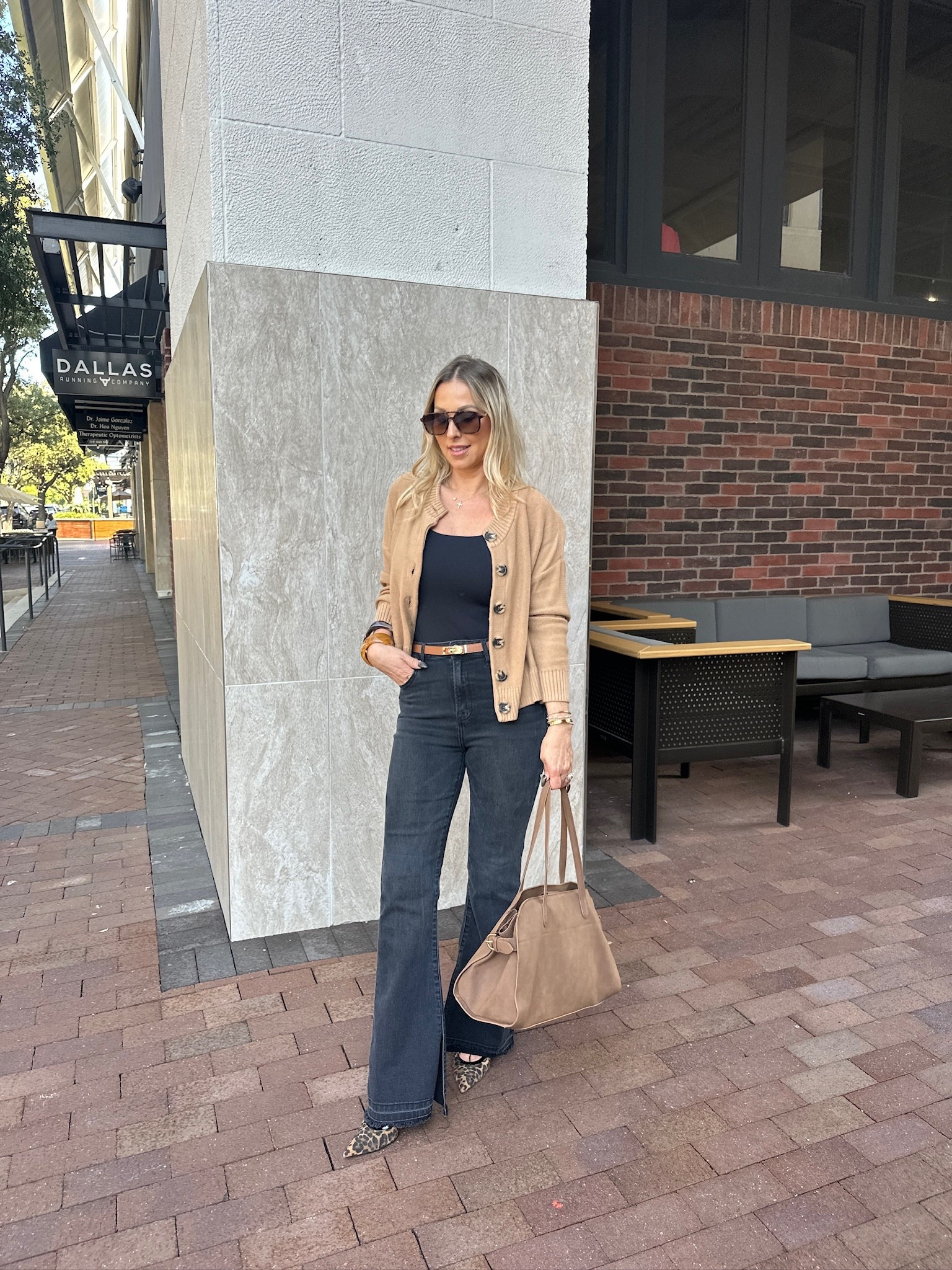 I love a cardigan for fall!
This one from Quince is such a good one! I am wearing it here with a bodysuit tank, some black flare jeans and my fave leopard slingback heels. I finished it off with my suede handbag and sunglasses. All items linked⬆️

#Itkcreator #Itkfinds
#Itkwatchnow #fall #fallfashion #falloutfits #cardigan #quince #sunglasses #suede #suedehandbag

#LTKgrwm #LTKootd #LTKStyleTip