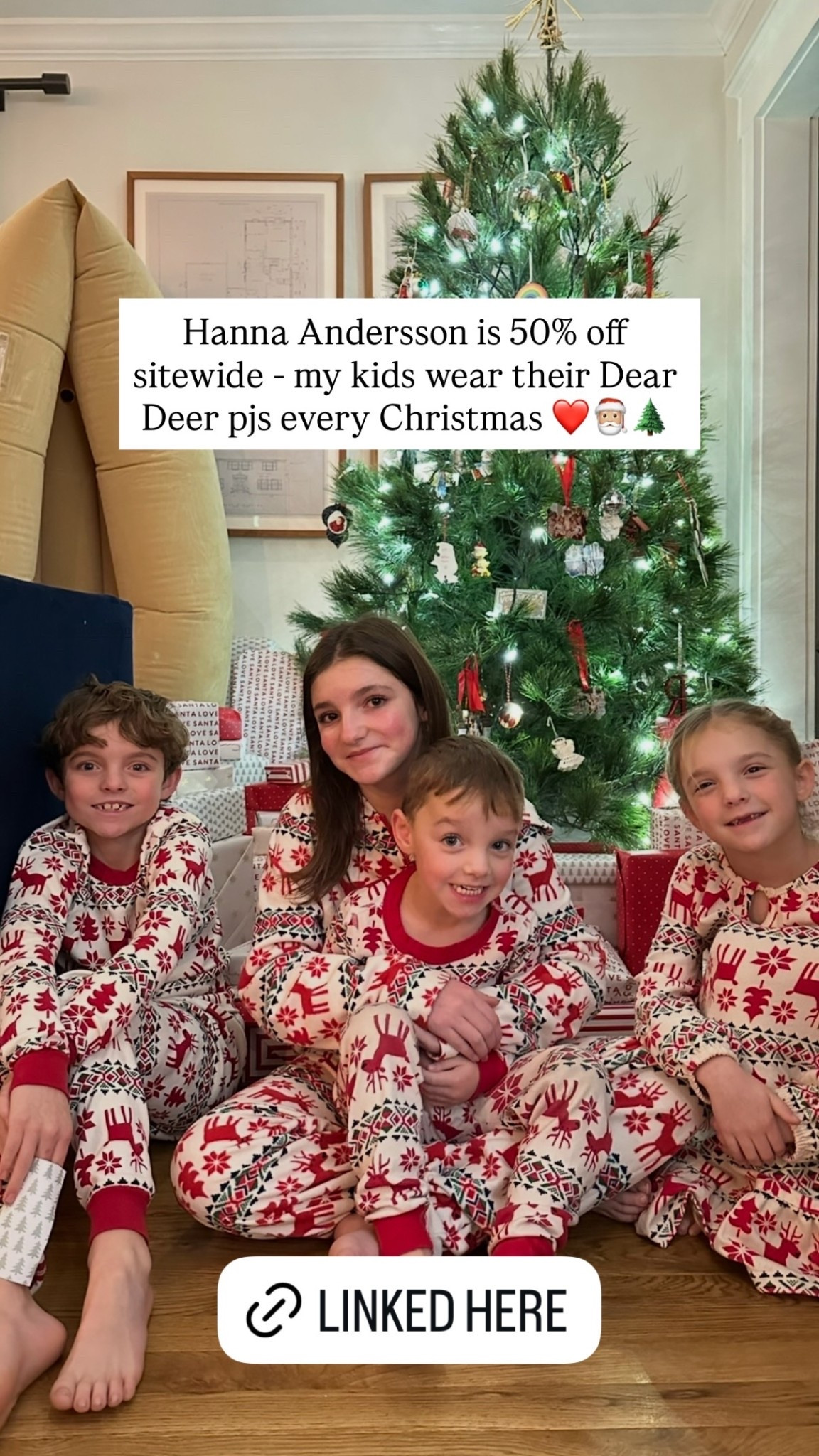Hanna Andersson is 50% off sitewide - my kids wear their Dear Deer pjs every Christmas ❤️🎅🏼🌲 @hannaandersson

#LTKGiftGuide #LTKKids #LTKHoliday