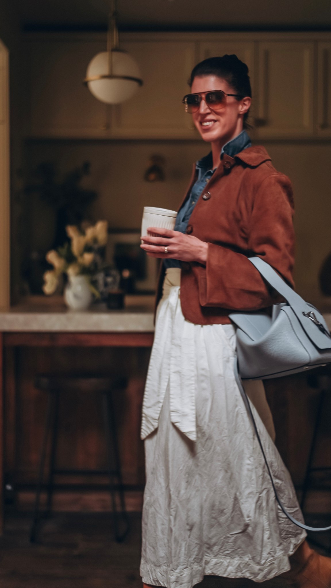 Coffee to go season… love this tan suede cropped jacket so much

Wearing size 8 in the jacket (I’d say it’s generous)

#LTKuk #LTKspring #LTKbag