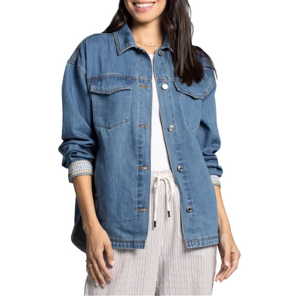 Women's Thread & Supply Miriam Denim Jacket Medium Drew Wash | Scheels