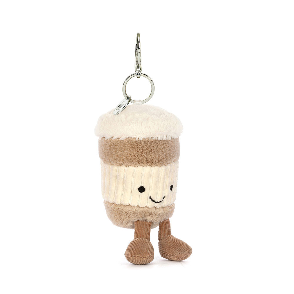 Amuseables Coffee-to-Go Bag Charm | Jellycat US
