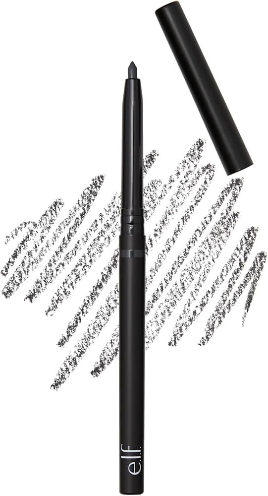e.l.f. No Budge Retractable Eyeliner, Creamy, Ultra-Pigmented, Long Lasting, Enhances, Defines, I... | Amazon (US)