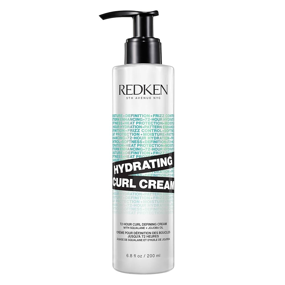Redken Hydrating Curl Cream - 72-Hour Curl Definition, Heat Protection up to 450°F, Silicone-Fre... | Amazon (US)