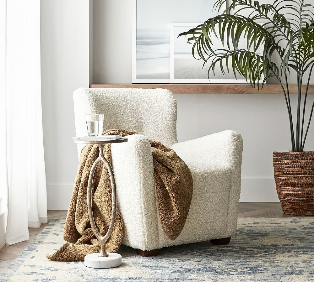 Cozy Teddy Faux Fur Throw Blanket | Pottery Barn (US)