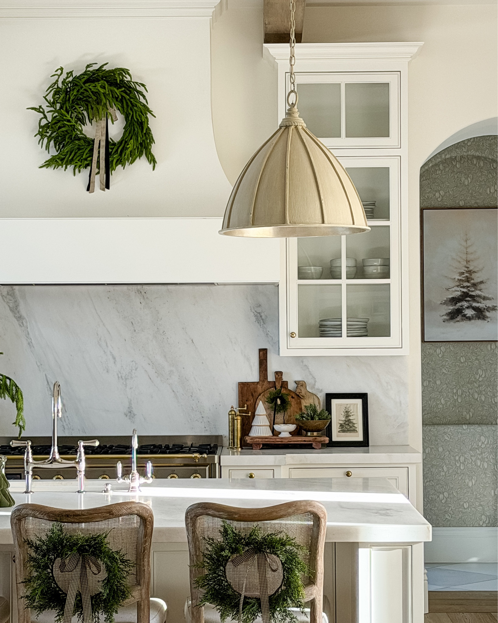 Linking my absolute favorite pendants in my home!  Also this beautiful greenery, bar stool chairs, faucets and decor!

#LTKHome