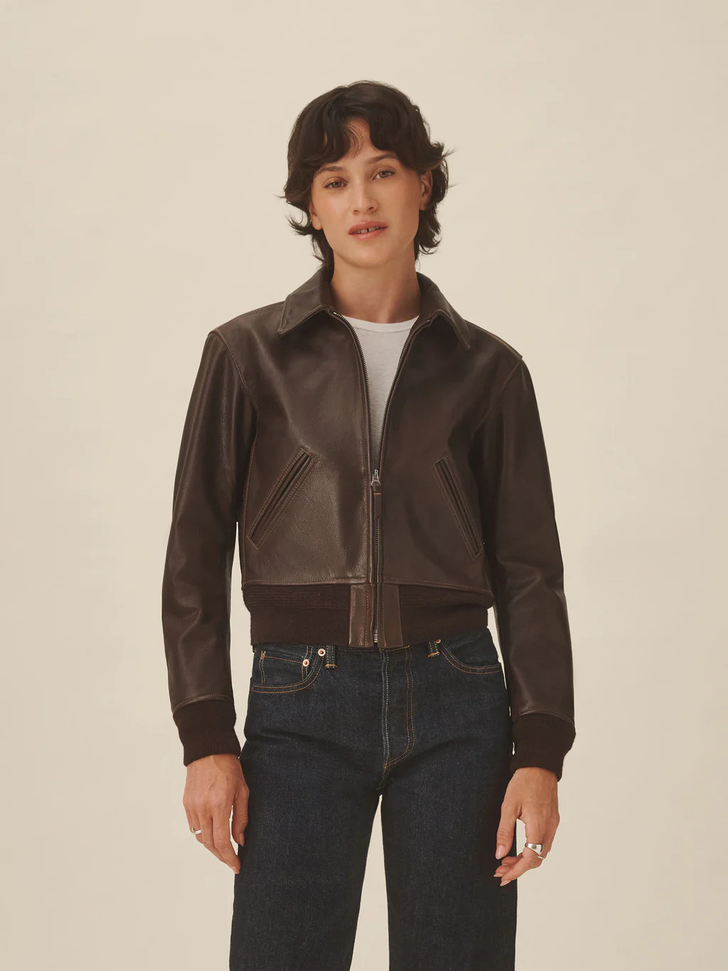 Espresso Brown Heritage Leather Bomber - Buck Mason- Modern American Classics | Buck Mason