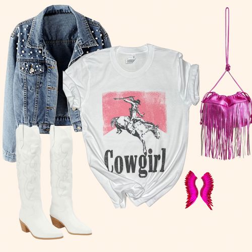 Hey Cowgirl Graphic Tee (Vintage Feel) | Sassy Queen