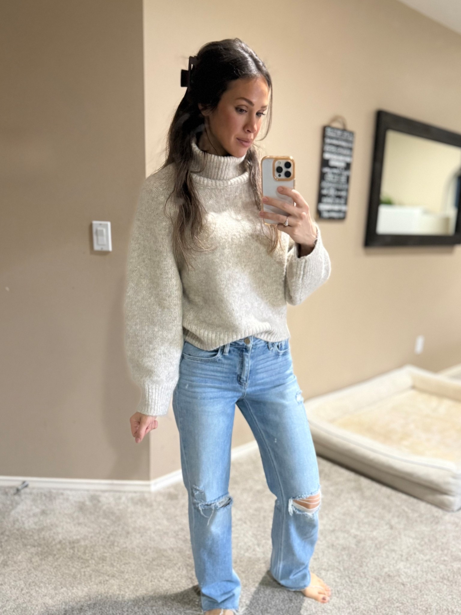 Winter outfit option 1 
Lulus sweater size small 

#LTKSaleAlert #LTKHoliday #LTKSeasonal