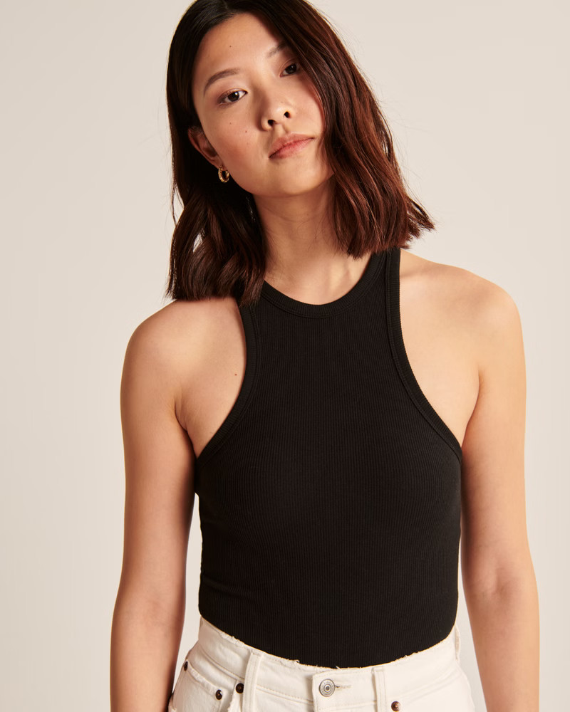 Ribbed Scuba Essential Bodysuit | Abercrombie & Fitch (US)