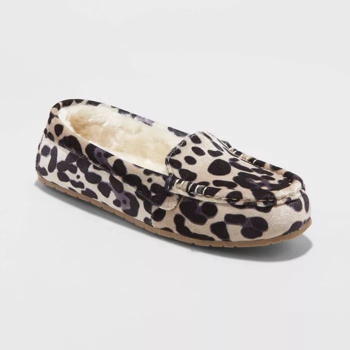 Women's Gemma Genuine Suede Mocassin Slippers - Stars Above™ | Target