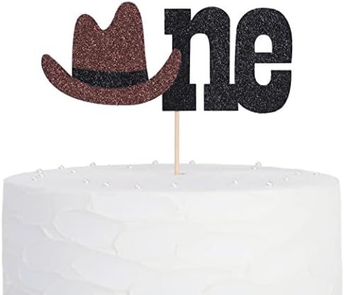 Cowboy Cake Topper For 1st Birthday - First Birthday Cake Decoration, My First Rodeo Cake Topper For | Amazon (US)