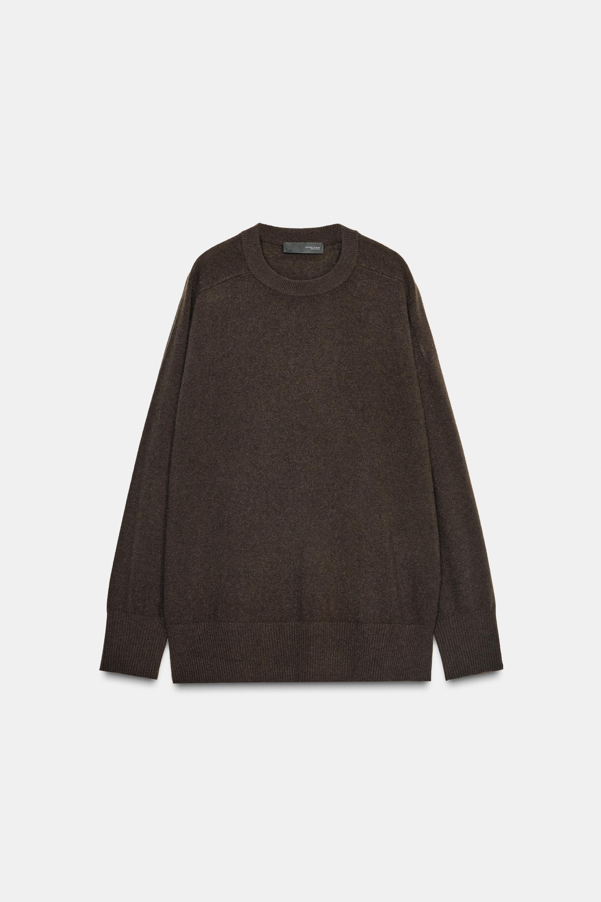 100% WOOL OVERSIZE SWEATER | Zara UK