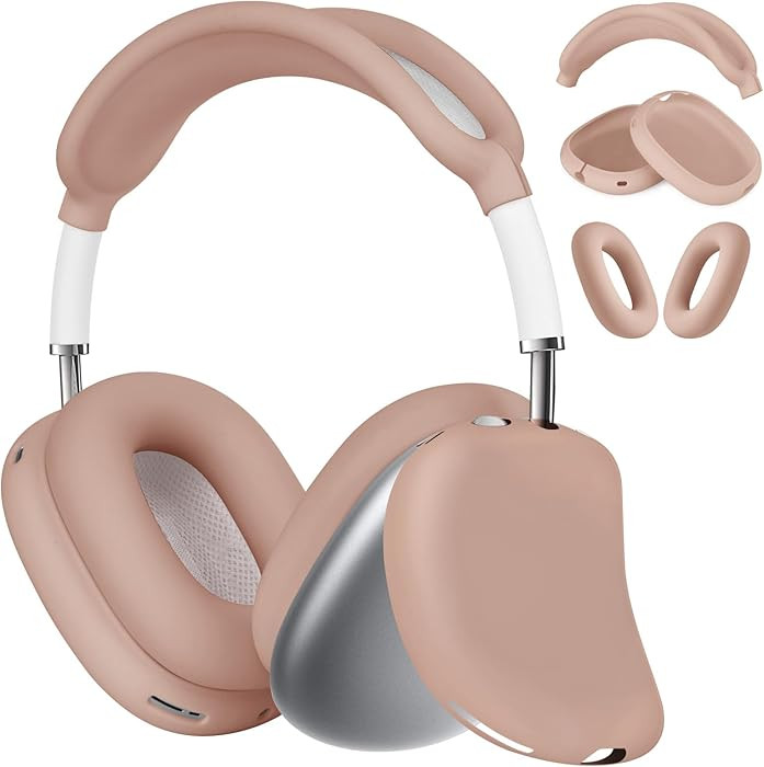 AIRSPO Airpods Max Case Cover, Silicone Case Cover for AirPods Max Headphones, Anti-Scratch Ear P... | Amazon (US)