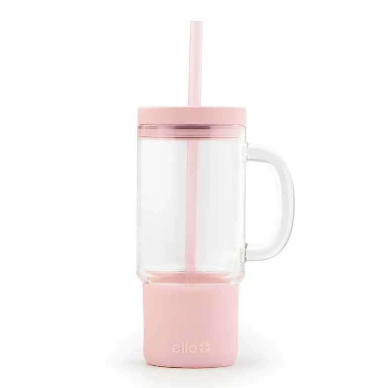 Ello Nova 18 oz Glass Mug with Straw | Walmart (US)