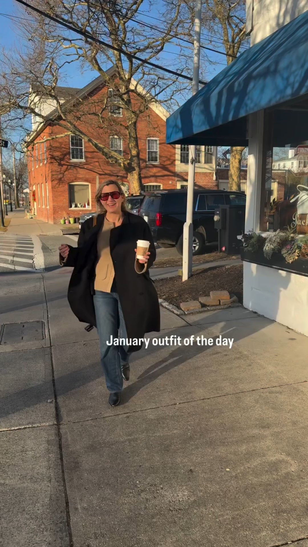 January outfit of the day wearing all pieces from my closet. 🖤 I always get compliments on this cardigan and love wearing it for day and night. 

Comment SHOP and I’ll send outfit details to you via DM. 

#styleover40 #dailystyle #styleinspo #outfitoftoday