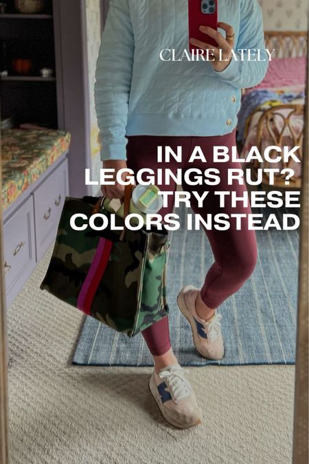 On the blog - four rich color alternatives to black leggings. Wear them with everything and see how you feel! You might just be a little bit happier and more like yourself ❤️
Claire Lately 

Winter weekend casual outfit idea 

#LTKfindsunder100 #LTKfitness #LTKSeasonal