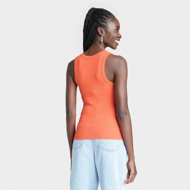 Women's Ribbed Slim Fit Tank Top - A New Day™ | Target
