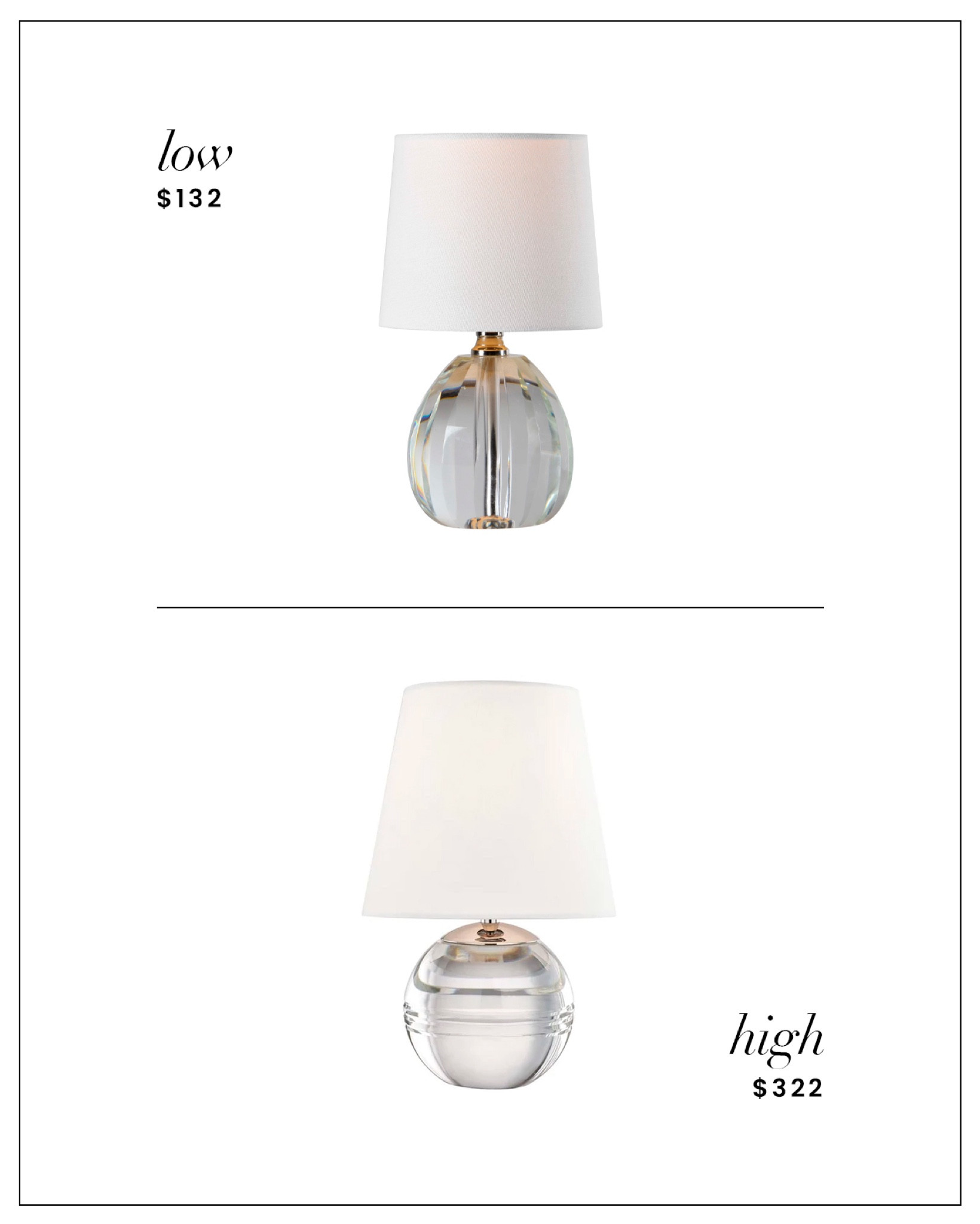 High / Low - crystal table lamp 

@wayfair #wayfair #wayfairpartner 

#LTKFindsUnder100 #LTKSeasonal #LTKHome