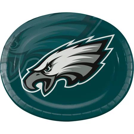 Philadelphia Eagles Oval Paper Plates 24 Count for 24 Guests | Walmart (US)