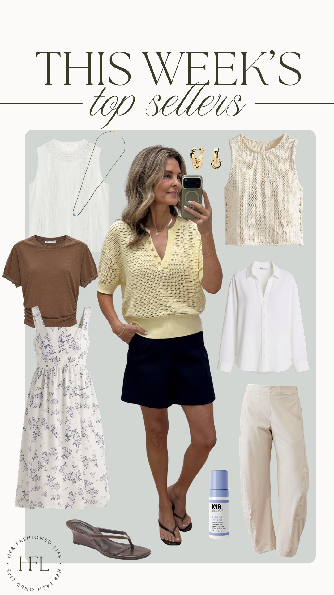This week's top sellers!! 

 #TopSellers #Spanx #Sandals #AnaLuisa #Jewelry #LTKgrwm #LTKootd #LTKgrwm #LTKootd #LTKOver40