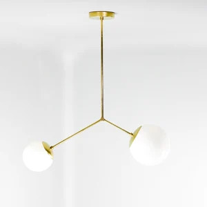 Mid Century Modern Ceiling Light  Glass Globe Chandelier  | Etsy | Etsy (US)