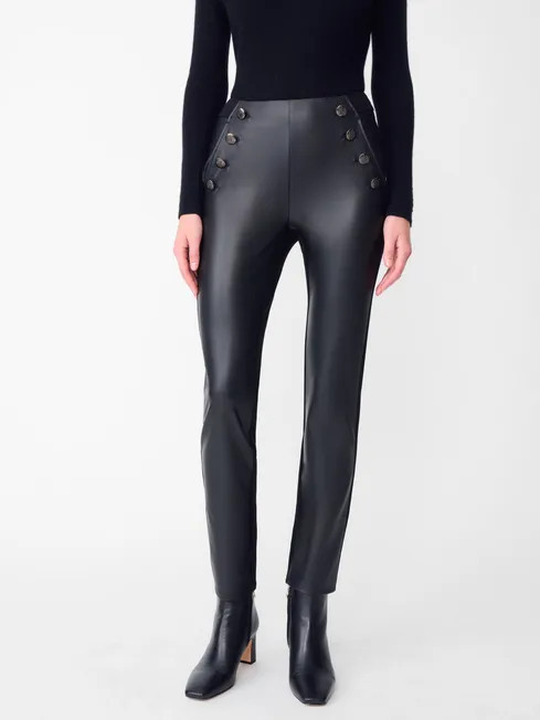 Frick Vegan Leather Pants | J.McLaughlin