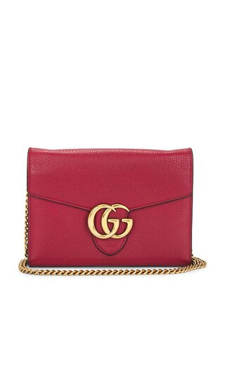 Gucci GG Marmont Wallet On Chain in Red | Revolve Clothing (Global)