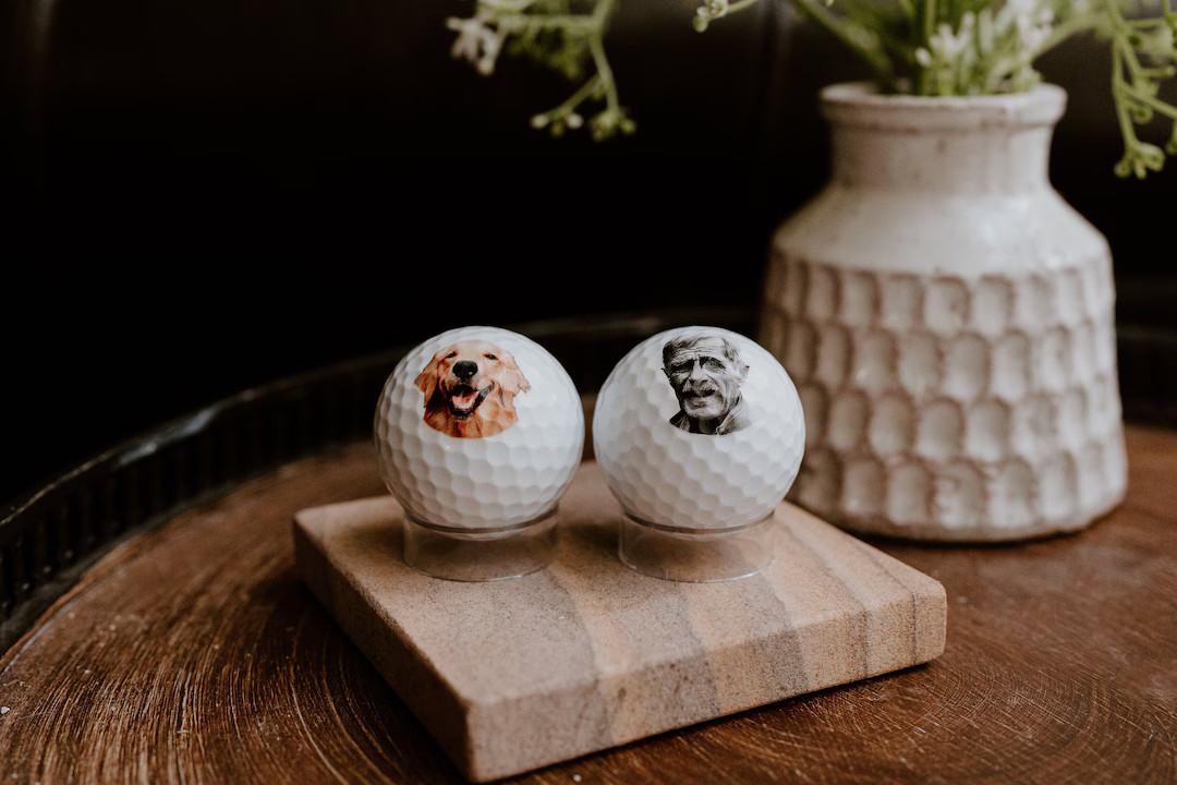 Custom Golf Balls, Personalized Golf Gift, Photo Face Golf Lover Ball Gift | Etsy (US)