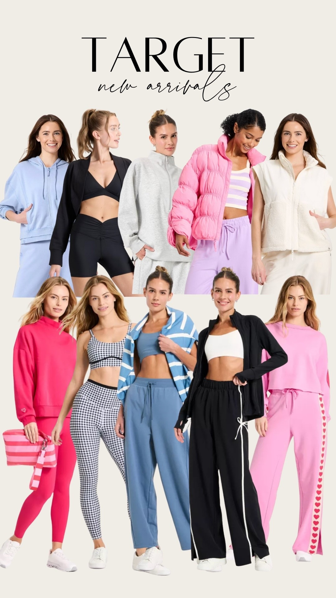 Target new arrivals! So many fun new workout and athleisure sets 

#LTKselfcare #LTKFindsUnder100 #LTKfitnessgoals