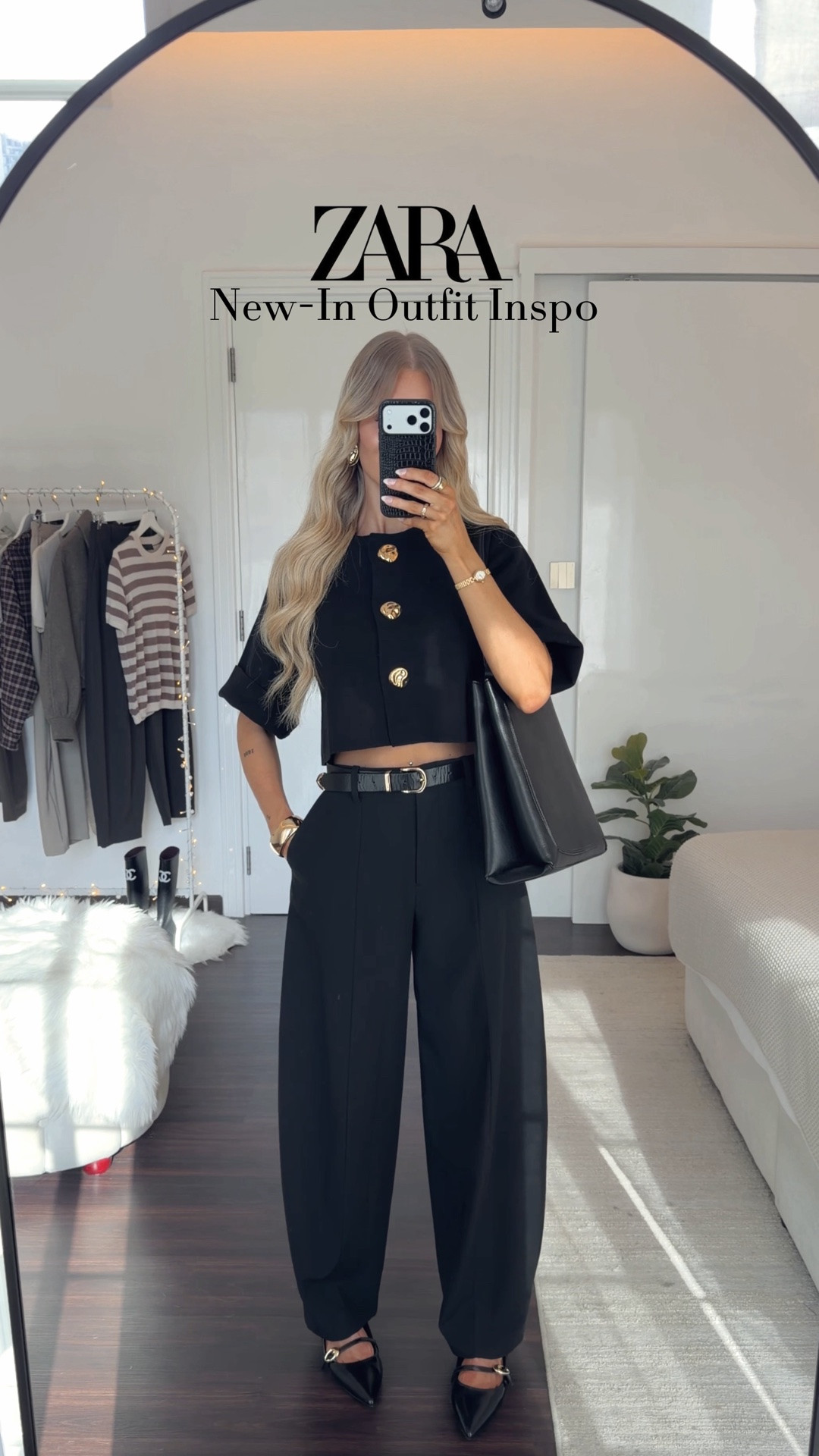 ZARA NEW-IN OUTFIT INSPO🖤✨ wow how gorgeous is this new cardigan from Zara😍 It’s perfection!🙌🏻 The material is thicker and its very high quality you can feel right away . Such an amazing cardigan for fall- I wish they would have it in more colors but the black one is already so beautiful! I’m wearing size S in the cardigan and size XS in the pants! The pants are such a good fit I showed you them before with a olive knit shirt. They are also very good for the office😍🫰🏻 I am 1,70m tall for reference and they are a perfect length for me.

#LTKFashionMonth #LTKstyletip #LTKautumn