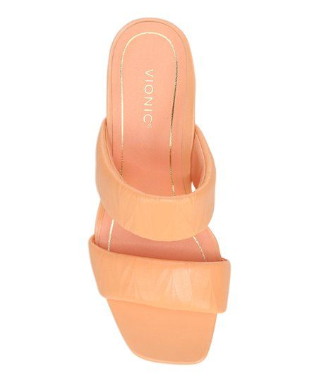 Vionic Apricot Emaline Leather Sandal - Women | Zulily