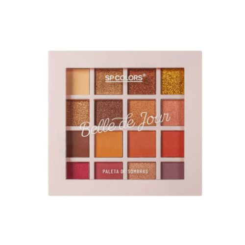 PALETA DE SOMBRAS BELLE DE JOUR VERSÃO A - SP COLORS | Shopee (BR)